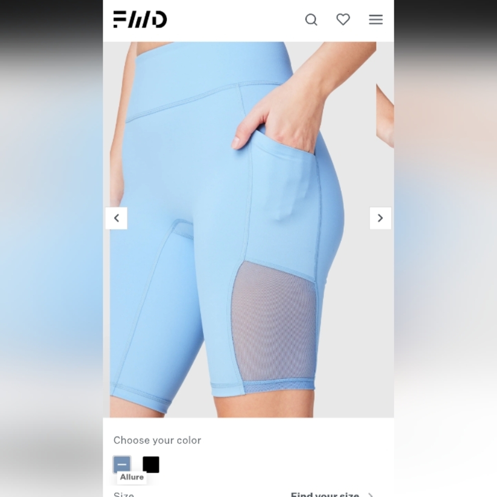 FWD Allegro Mesh Bike Shorts, Medium, New, Forward With Design, Legging Pants